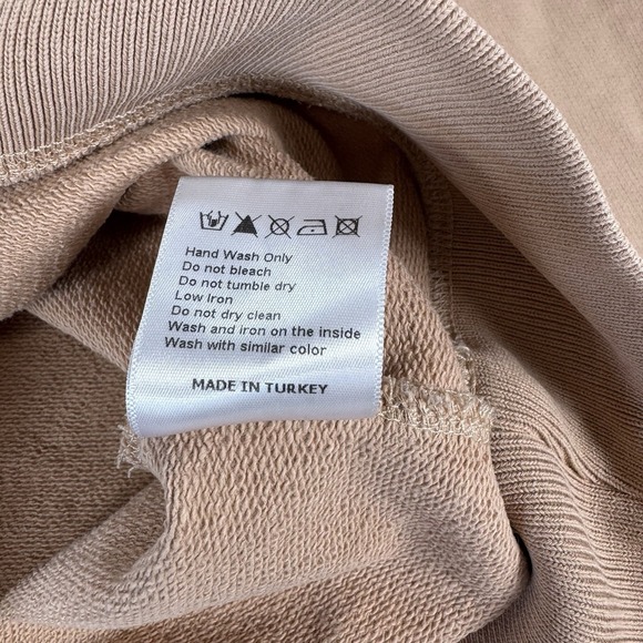 032C WORKSHOP Men Swarovksi Crystal Embroidered Crew Neck Pullover Sweatshirt S - Picture 11 of 14